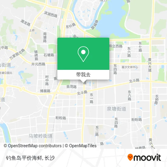 钓鱼岛平价海鲜地图