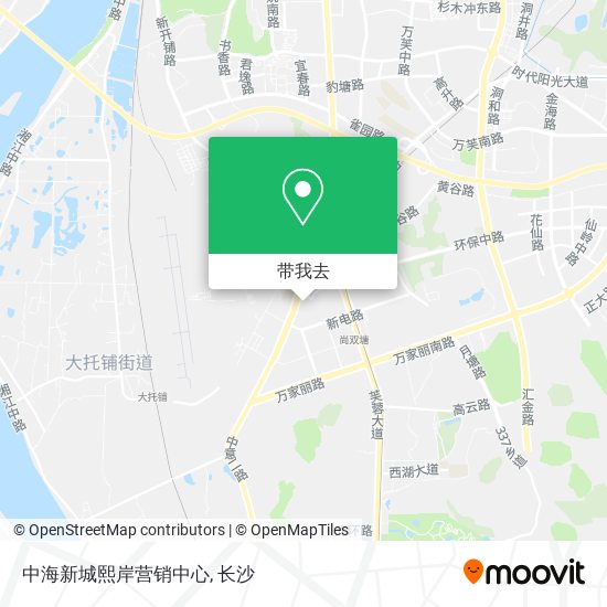 中海新城熙岸营销中心地图
