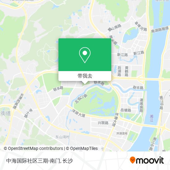 中海国际社区三期-南门地图