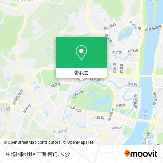 中海国际社区三期-南门地图