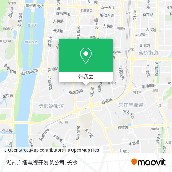 湖南广播电视开发总公司地图