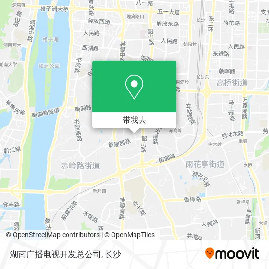 湖南广播电视开发总公司地图