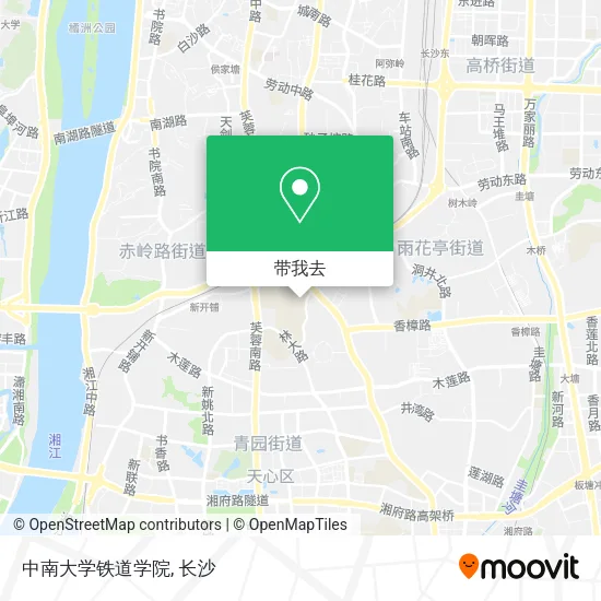 中南大学铁道学院地图