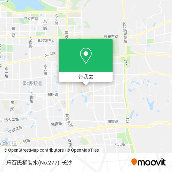 乐百氏桶装水(No.277)地图