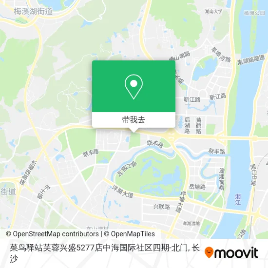 菜鸟驿站芙蓉兴盛5277店中海国际社区四期-北门地图