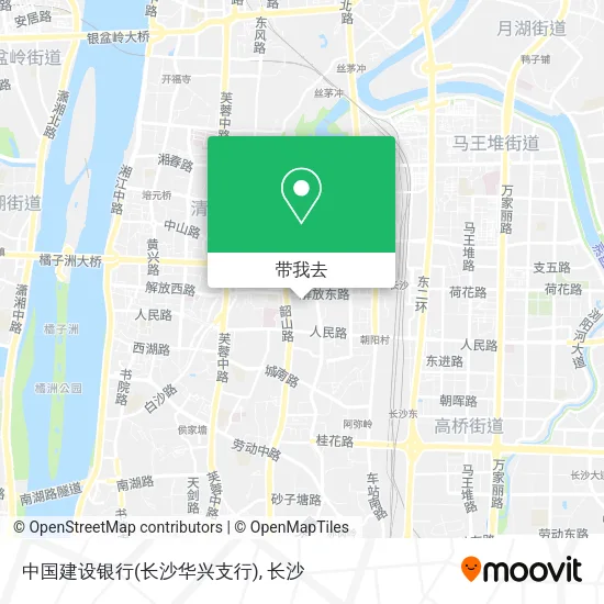 中国建设银行(长沙华兴支行)地图