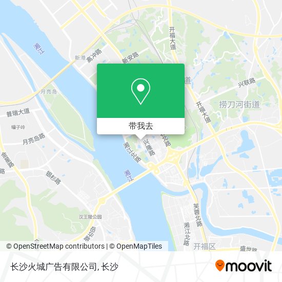 长沙火城广告有限公司地图