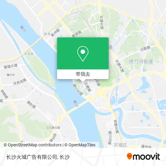 长沙火城广告有限公司地图