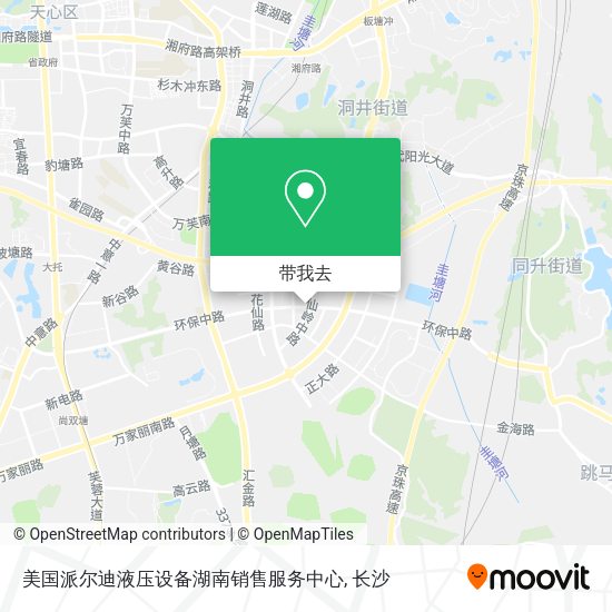 美国派尔迪液压设备湖南销售服务中心地图