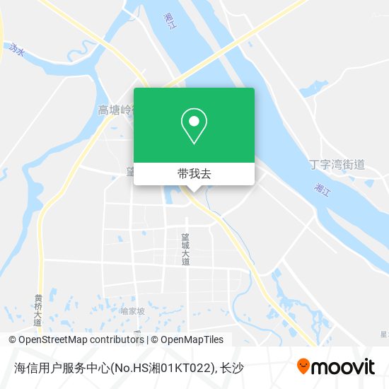 海信用户服务中心(No.HS湘01KT022)地图