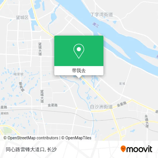 同心路雷锋大道口地图