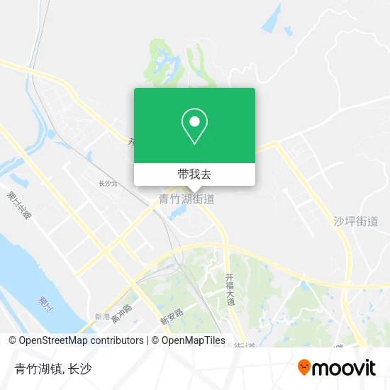 青竹湖镇地图