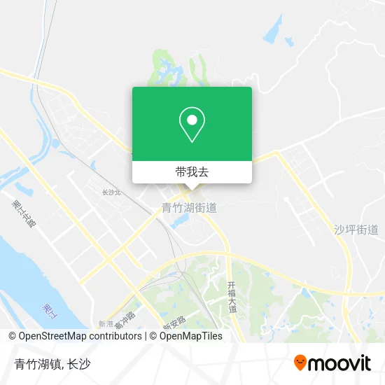 青竹湖镇地图