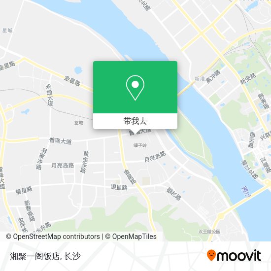 湘聚一阁饭店地图