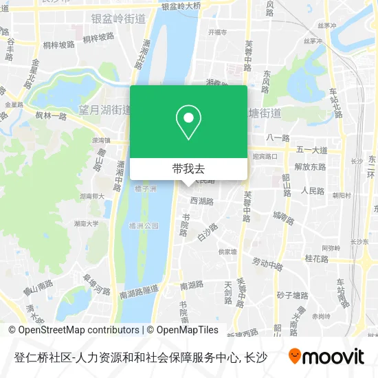 登仁桥社区-人力资源和和社会保障服务中心地图