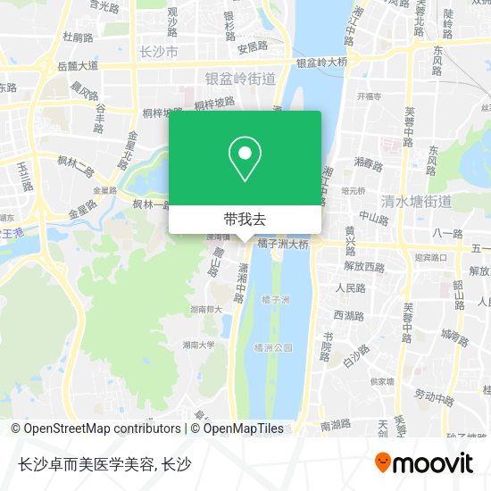 长沙卓而美医学美容地图