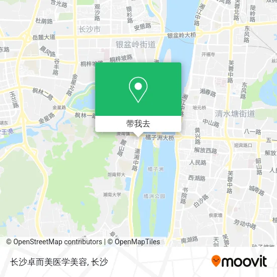 长沙卓而美医学美容地图