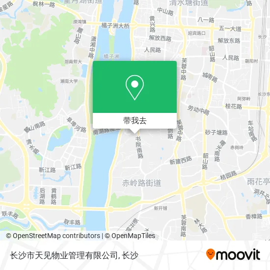 长沙市天见物业管理有限公司地图