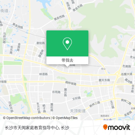 长沙市天阅家庭教育指导中心地图