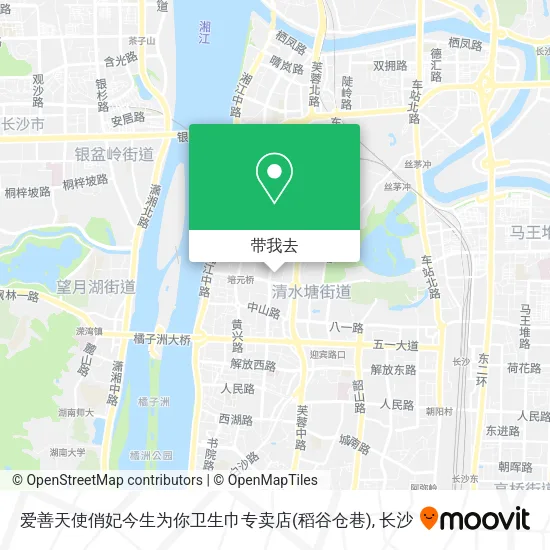 爱善天使俏妃今生为你卫生巾专卖店(稻谷仓巷)地图