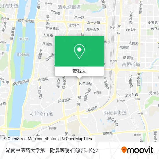 湖南中医药大学第一附属医院-门诊部地图