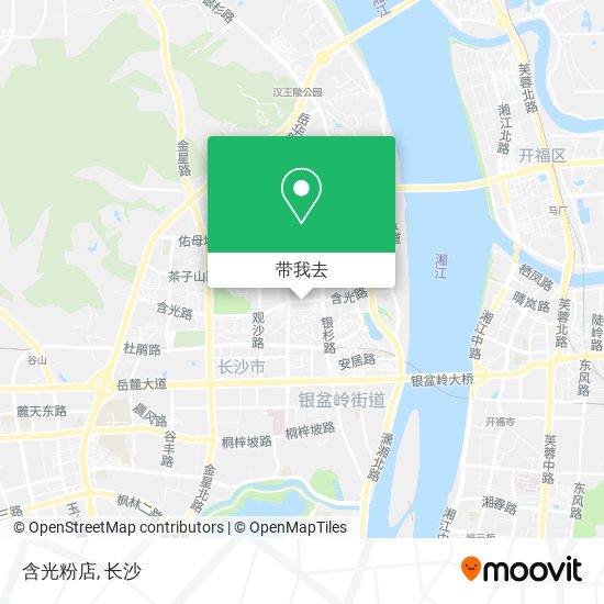 含光粉店地图