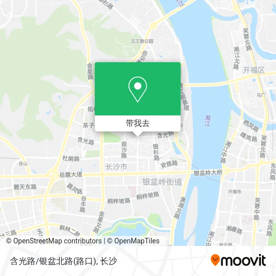含光路/银盆北路(路口)地图
