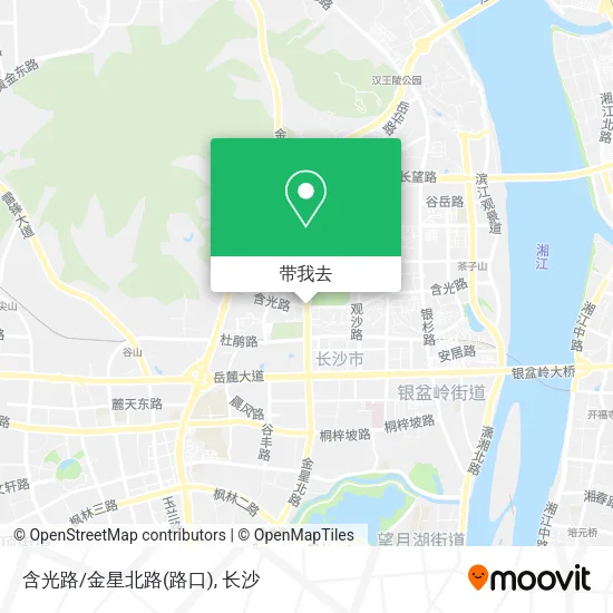 含光路/金星北路(路口)地图