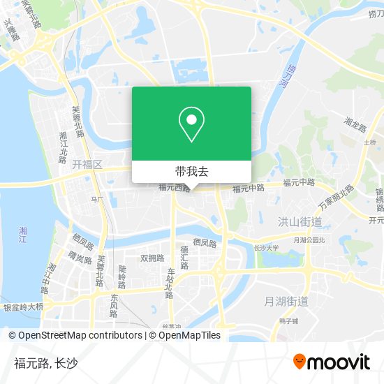 福元路地图