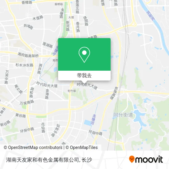湖南天友家和有色金属有限公司地图