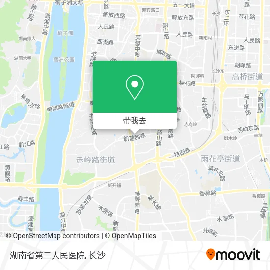 湖南省第二人民医院地图