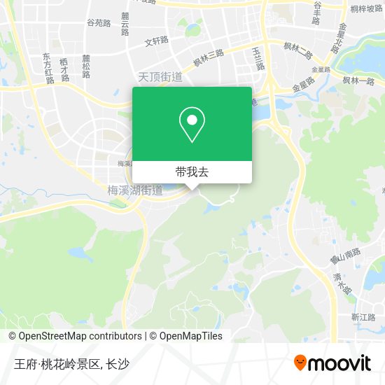 王府·桃花岭景区地图