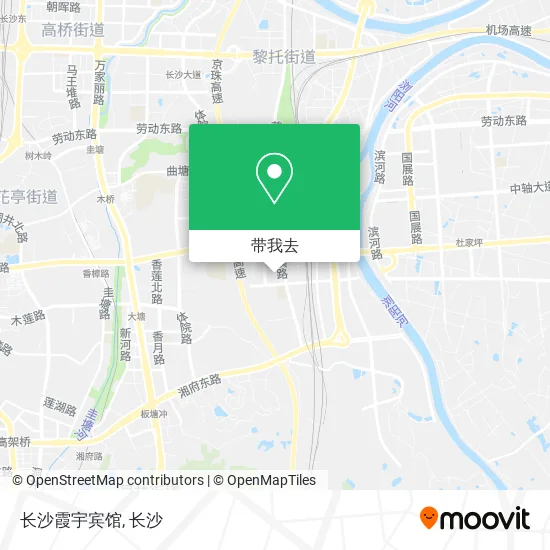 长沙霞宇宾馆地图