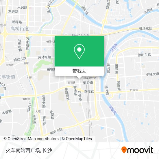 火车南站西广场地图