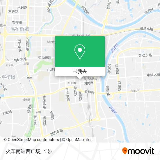 火车南站西广场地图