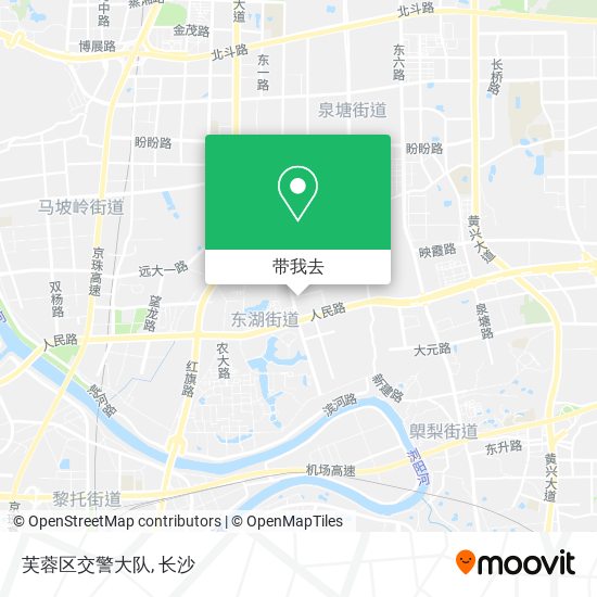 芙蓉区交警大队地图