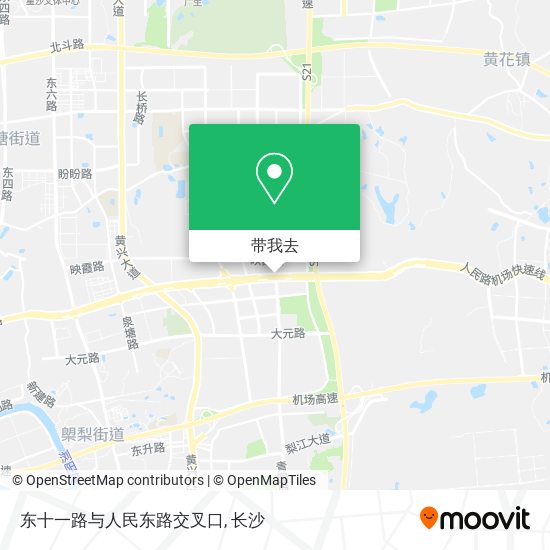 东十一路与人民东路交叉口地图