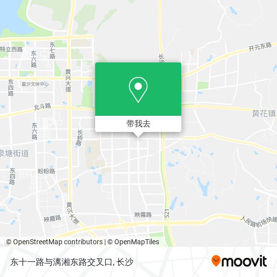 东十一路与漓湘东路交叉口地图