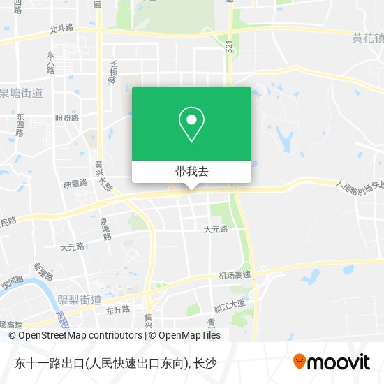 东十一路出口(人民快速出口东向)地图