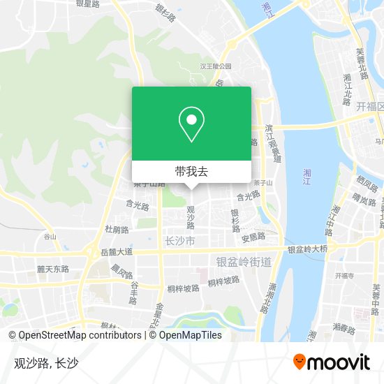 观沙路地图