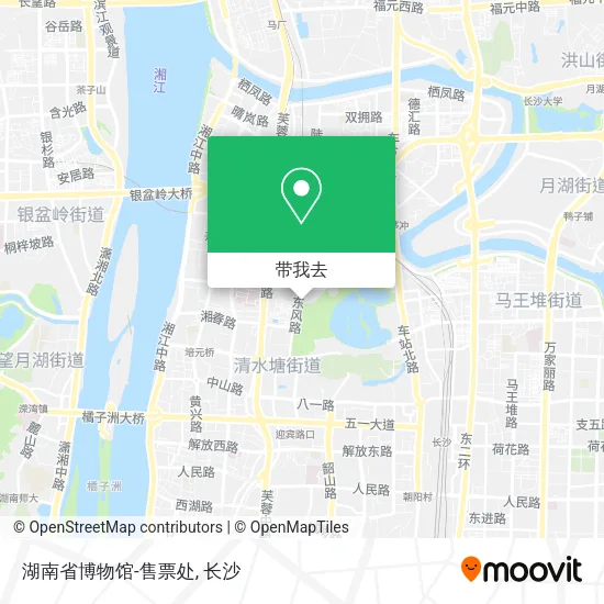 湖南省博物馆-售票处地图