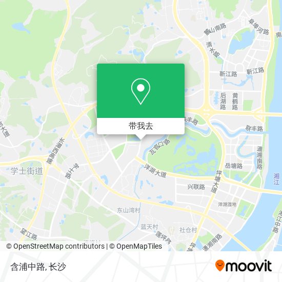 含浦中路地图