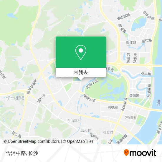 含浦中路地图
