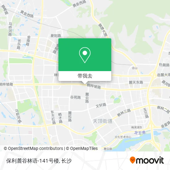 保利麓谷林语-141号楼地图