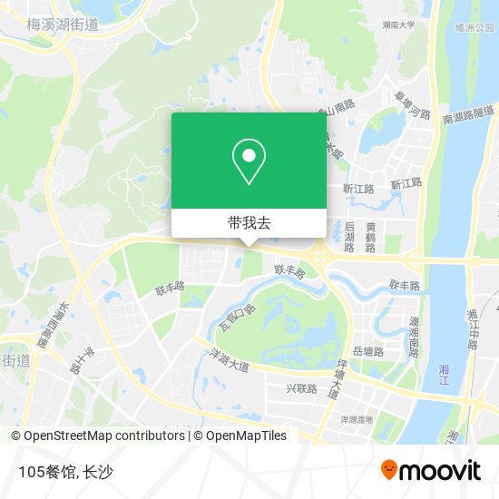 105餐馆地图