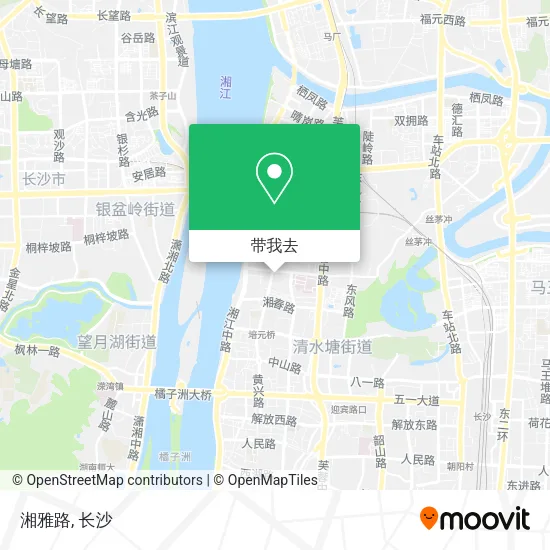 湘雅路地图