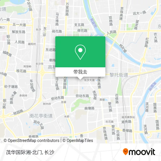 茂华国际湘-北门地图