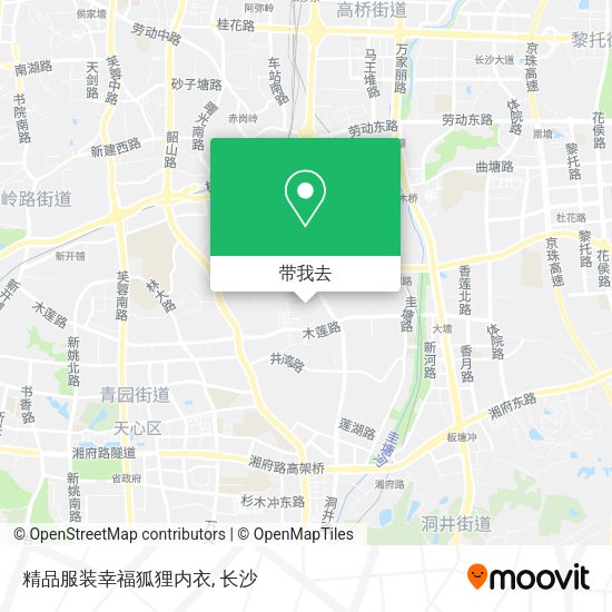 精品服装幸福狐狸内衣地图