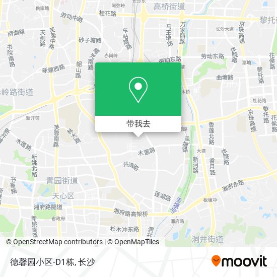 德馨园小区-D1栋地图