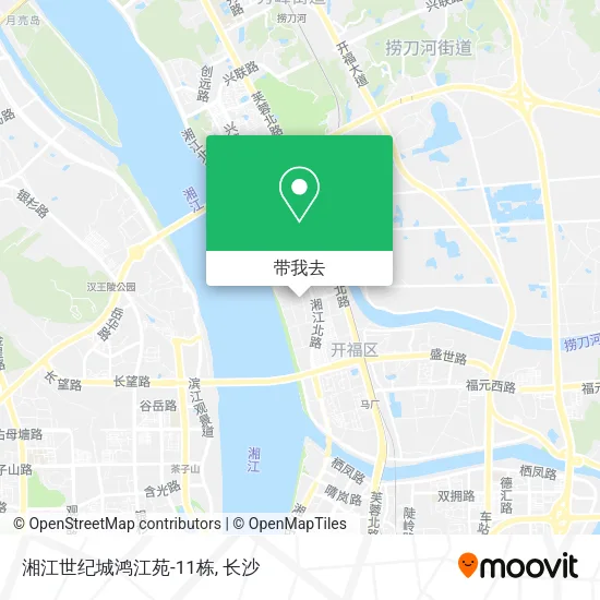 湘江世纪城鸿江苑-11栋地图